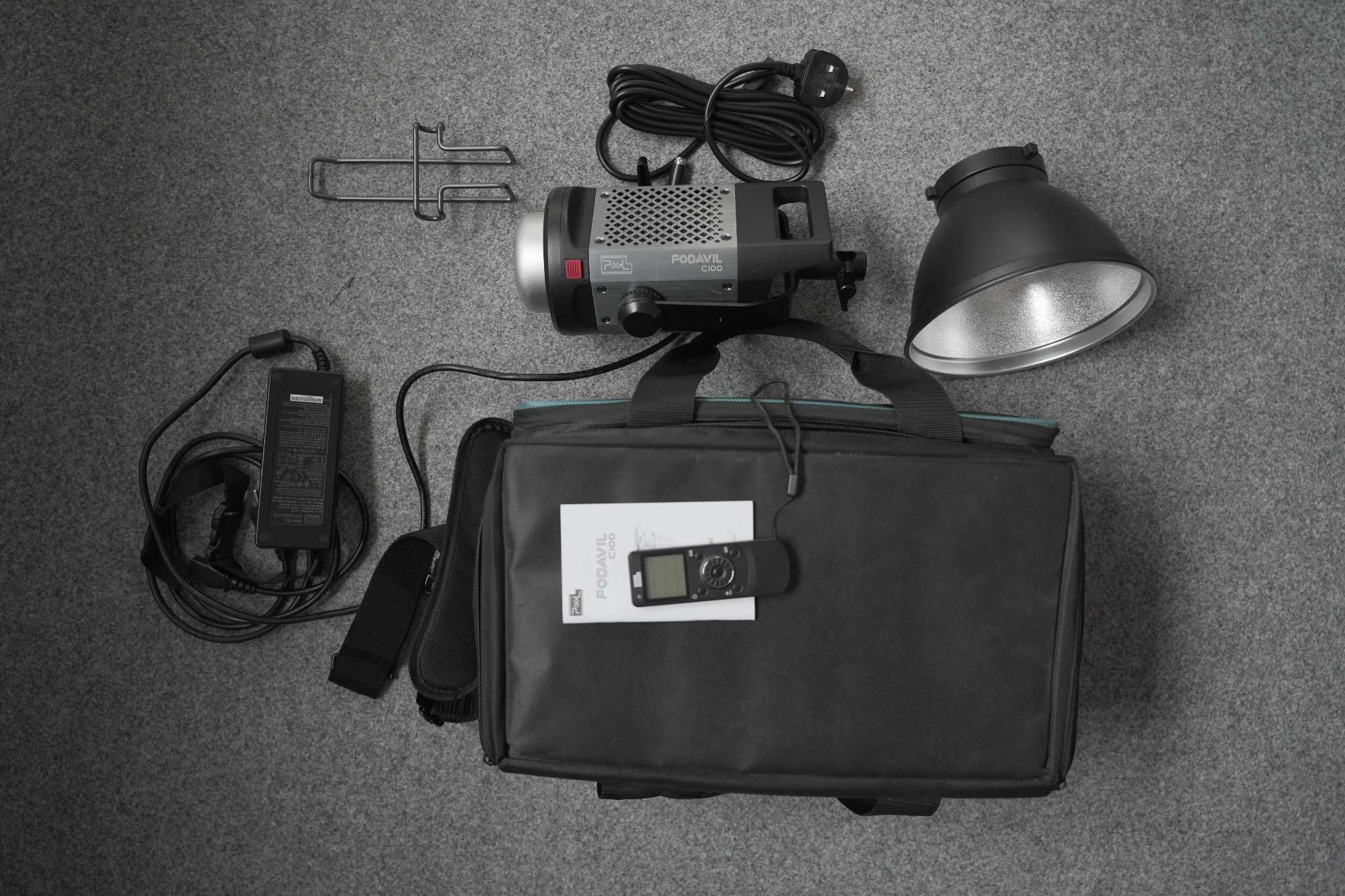 LAMPA LED PIXEL FODAVIL C100 + Softbox gratis
