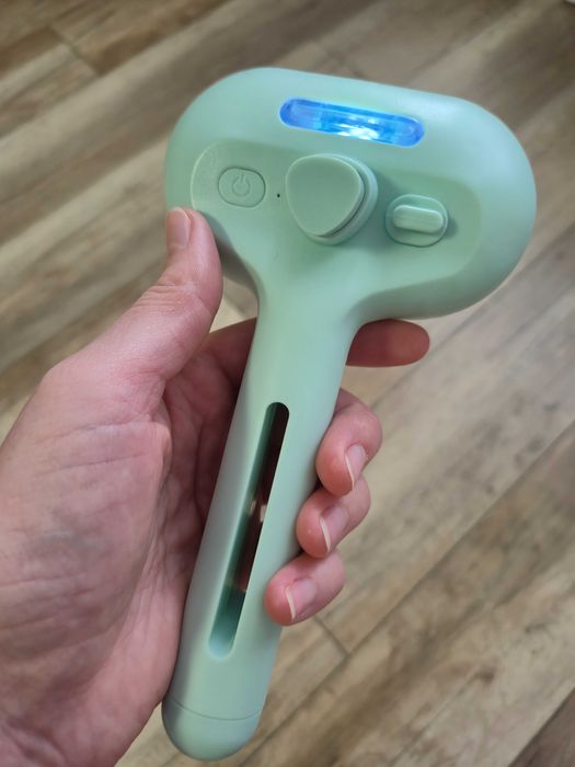 Парова масажна щітка 2в1 для котів і собак для чистки шерсті