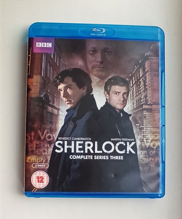 CD диск  Шерлок Холмс, Blue Ray, 3 сезон