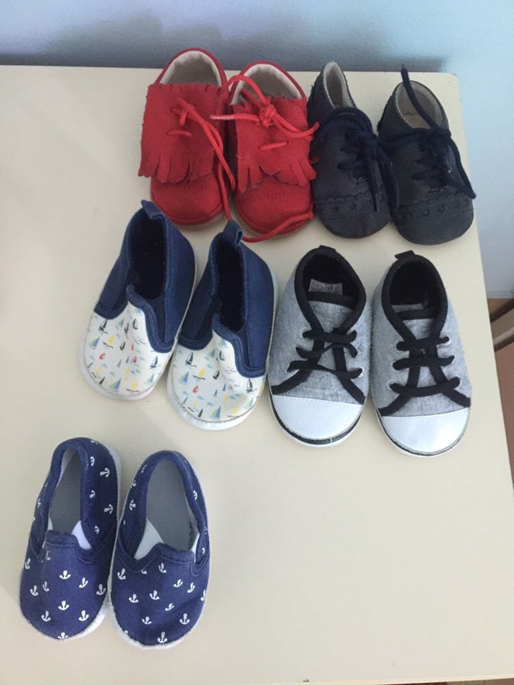 Sapatos recém nascido e bebe