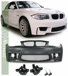 Para-choque frontal BMW Série1 E81 E82 E87 E88 Look M1+ grelhas+farois