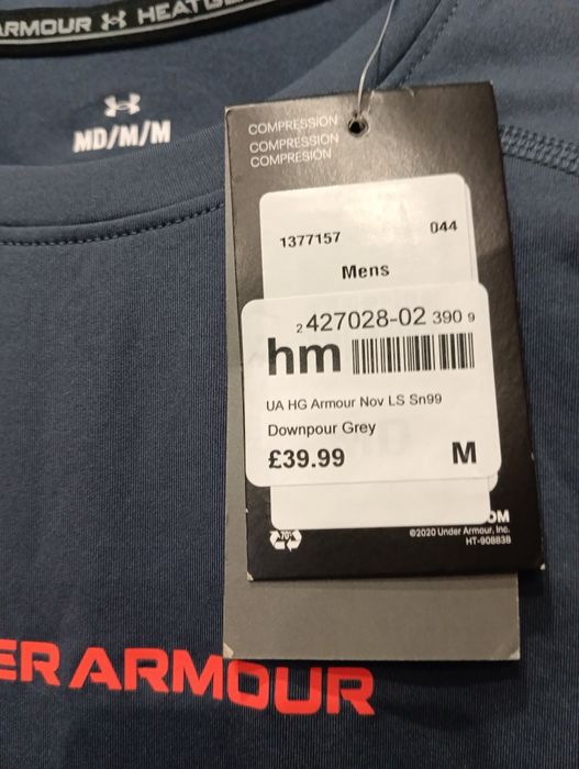 Новый лонгслив Under Armour HeatGear Novelty LS