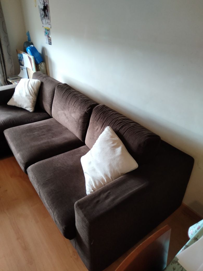 Vendo sofá 3 lugares c/chaise