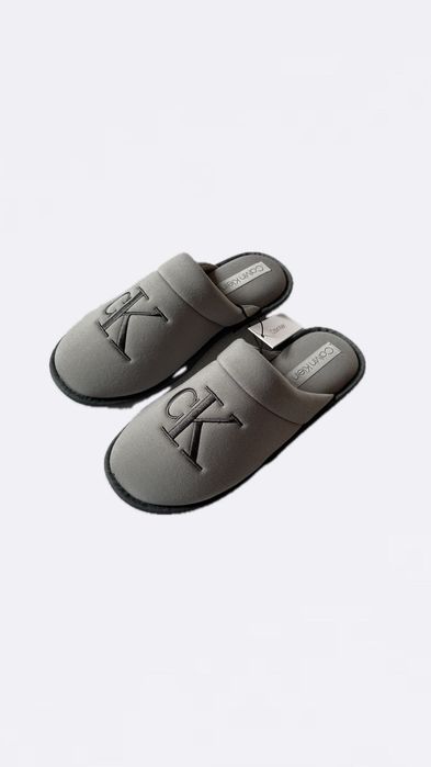 Домашние тапочки calvin klein (ck slipper)с америки 8us-12us (41-45EU)