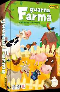 Gra dla dzieci 3+ GWARNA FARMA Adamigo karciana