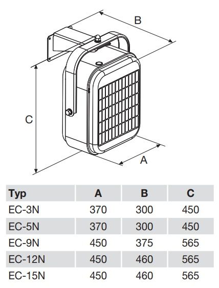 Termo ventilador EC 9N soler e palau novo