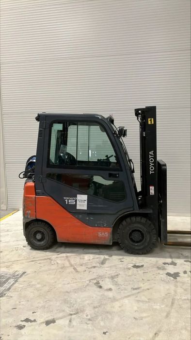 Toyota 8FGF15  wózek widłowy LPG 2018r 1,5t 3,3m kabina bezpośrednio