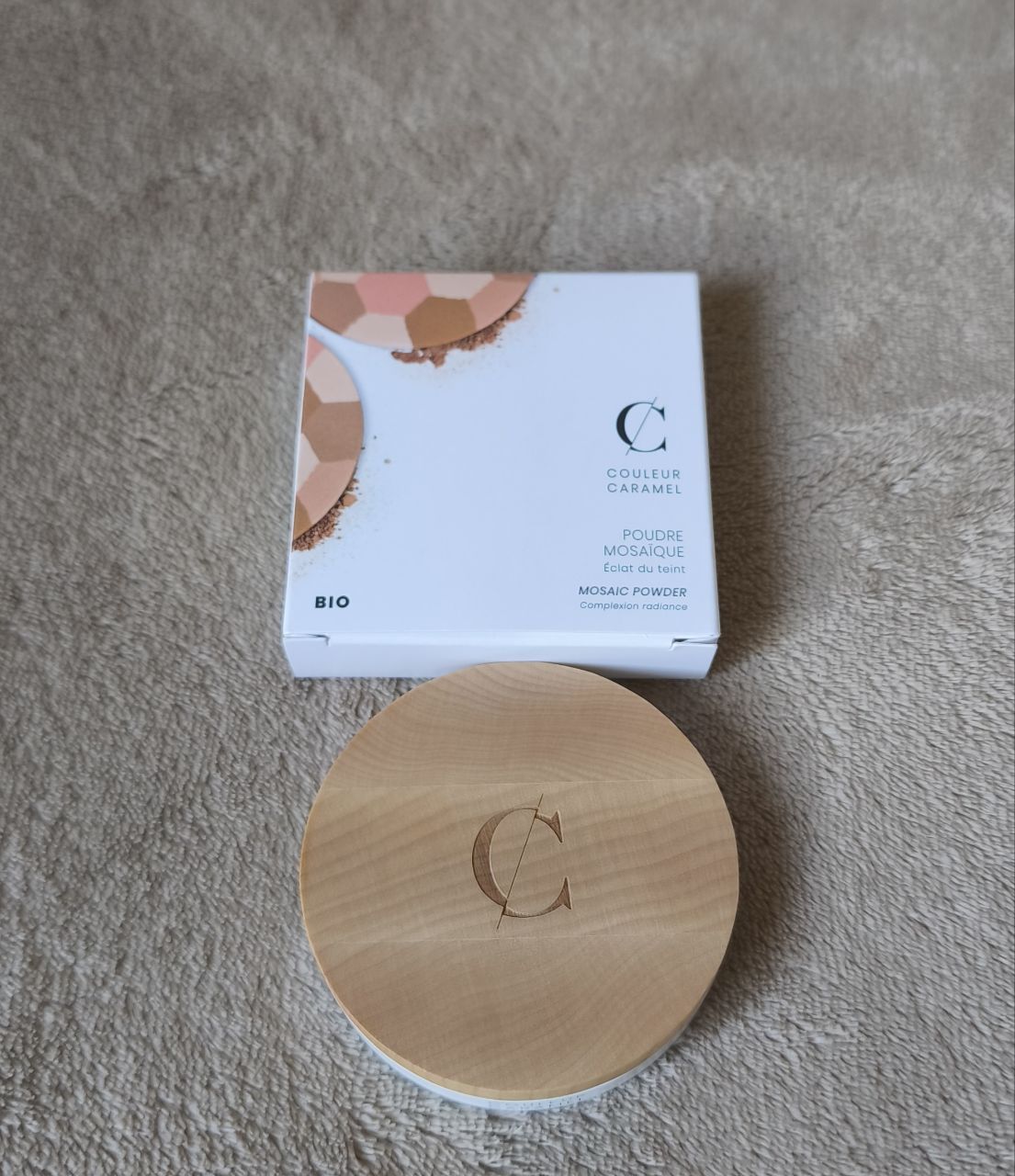 Нова пудра для обличчя Couleur Caramel Mosaic Powder. Тон 232