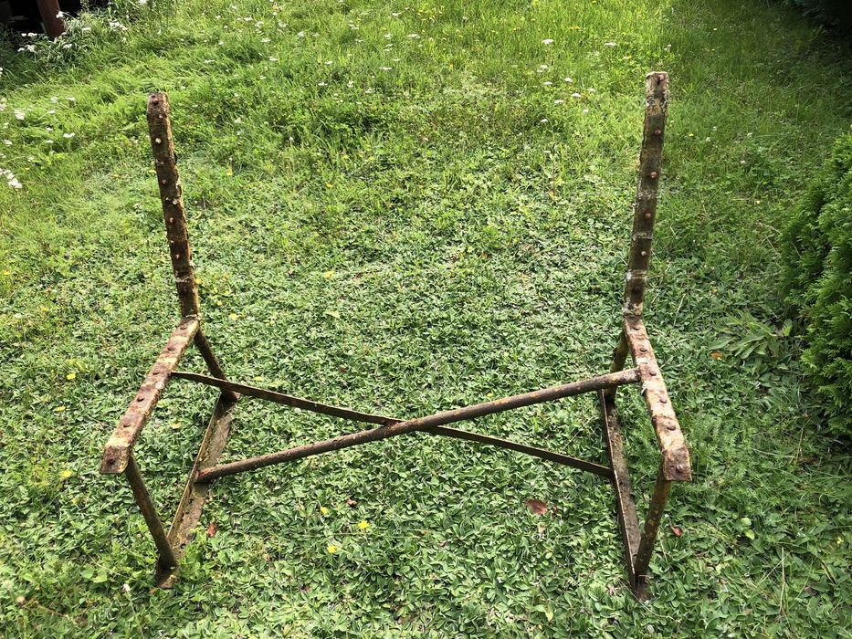 Ławka ogrodowa metalowa