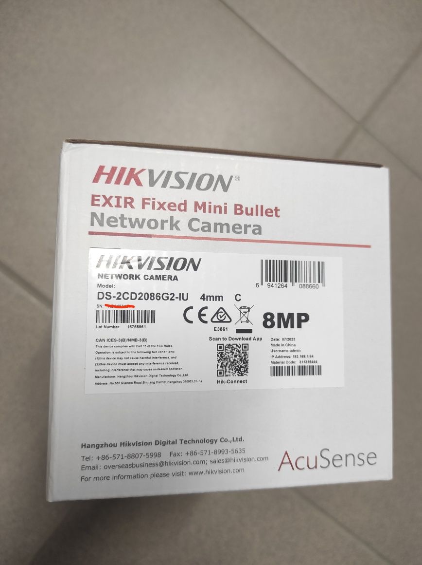 Kamera Hikvision DS-2CD2086G2-IU