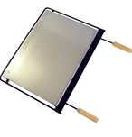 Imex El Zorro 71602 płyta grillowa, żelazna, szara, 43,5 x 41 cm