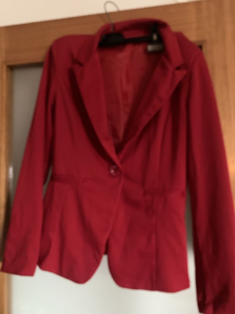 Bläser tamanho S: Vermelho em algodão