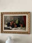 Quadro antigo vintage natureza morta
