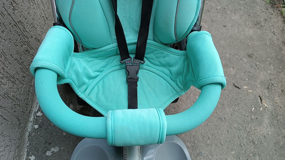 Дитячий триколісний велосипед коляска Crosser