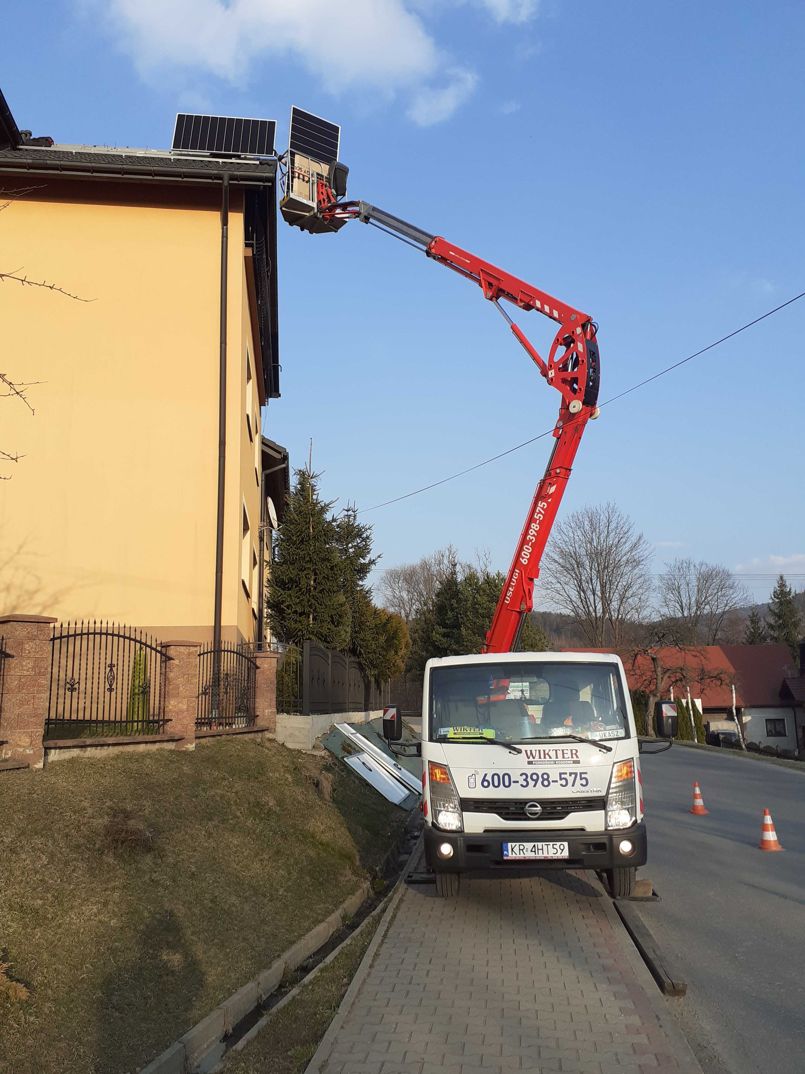 Podnośnik od 3m do 16m wynajem z operatorem