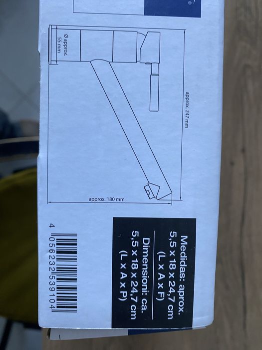 Змішувач для кухонної мийки Miomare хром