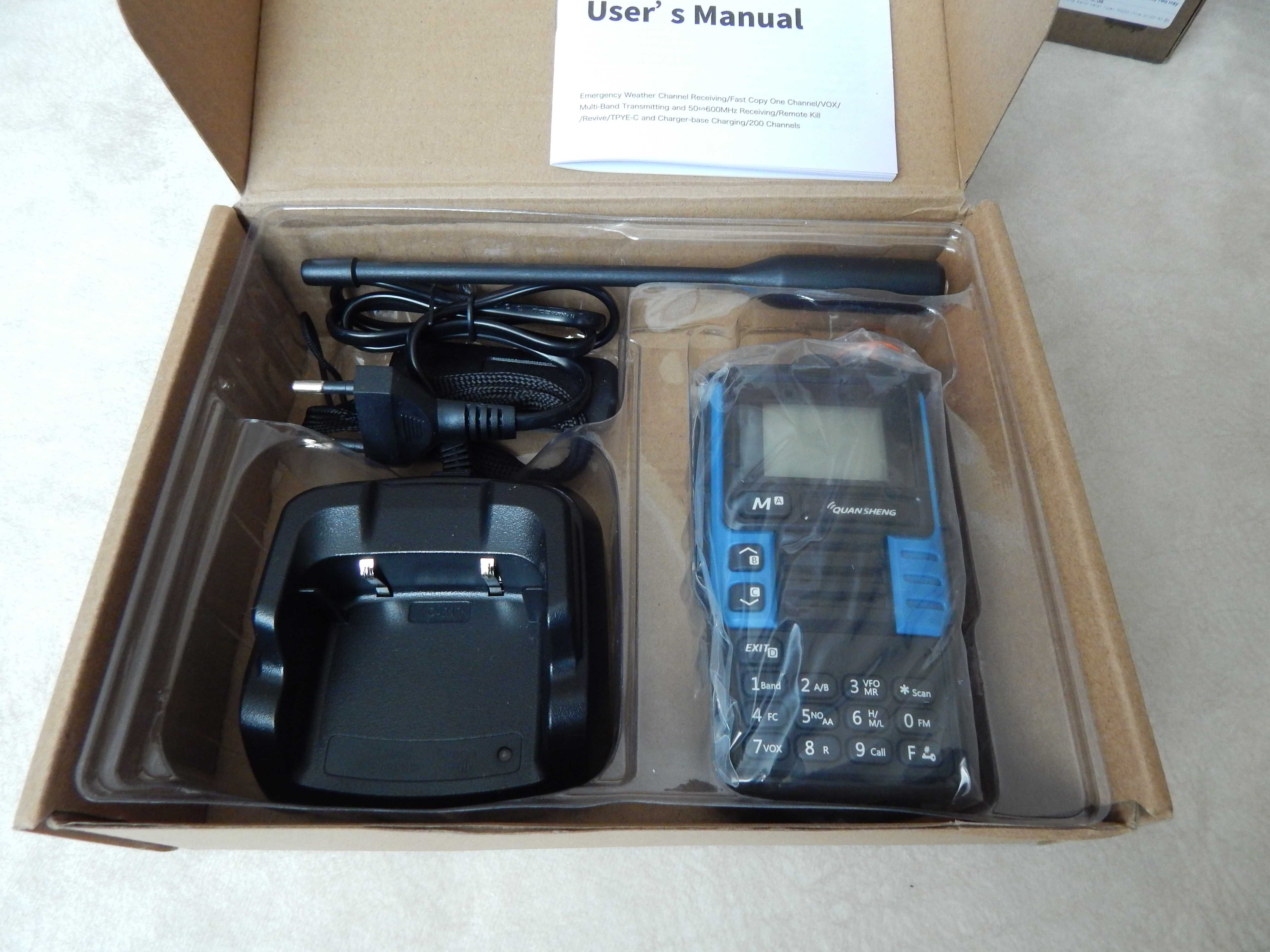 Quansheng UV-K6. Прошита  15-1300 МГц.