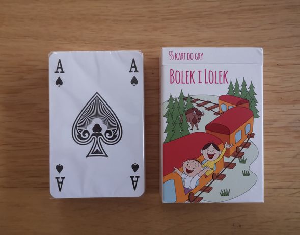 Karty do gry Bolek i Lolek 55 sztuk, nowe