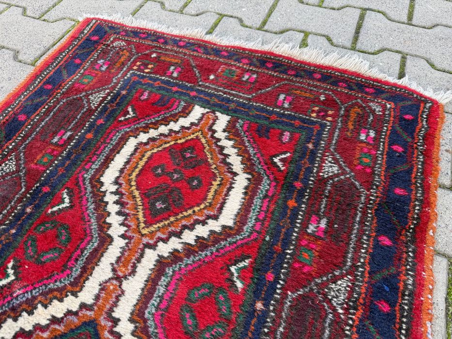 Dywan perski Hamadan długi chodnik 280x75 Iran Vintage