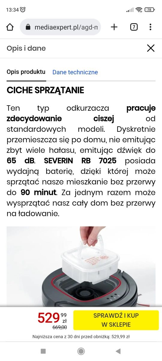 Odkurzacz bezprzewodowy