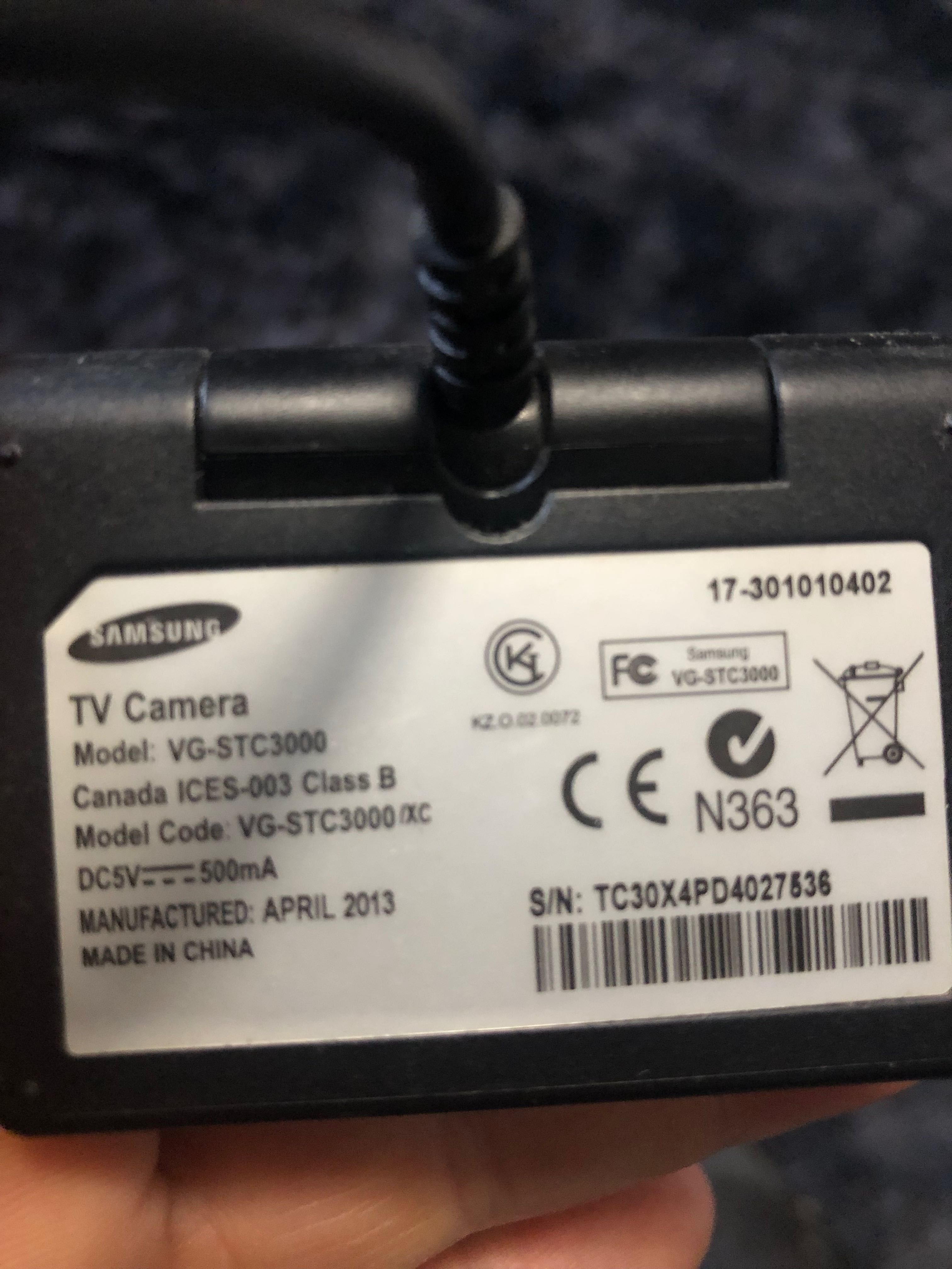 Kamera samsung pod TV VG-STC3000