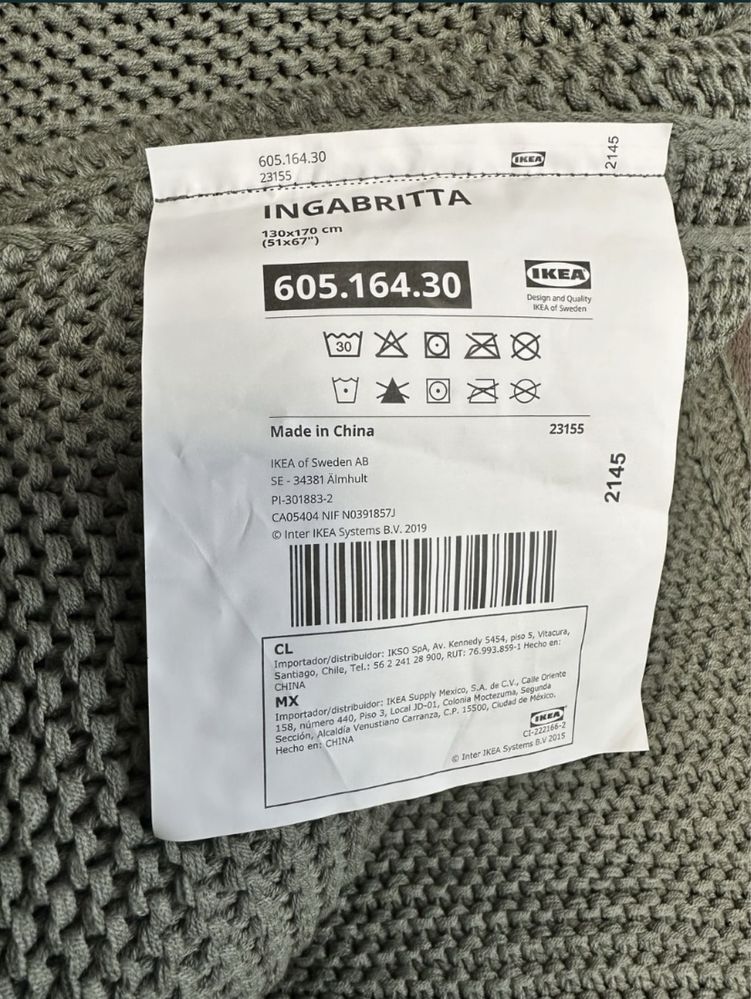 Плед-покрывало IKEA INGABRITTA