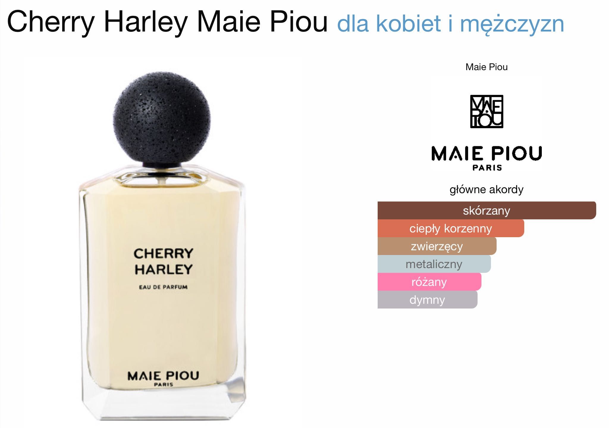 Maie Piou Cherry Charley EDP # NISZA # NOWOŚĆ #