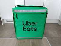Plecak zielony 2 razy użyty Uber eats super stan jak nowy
