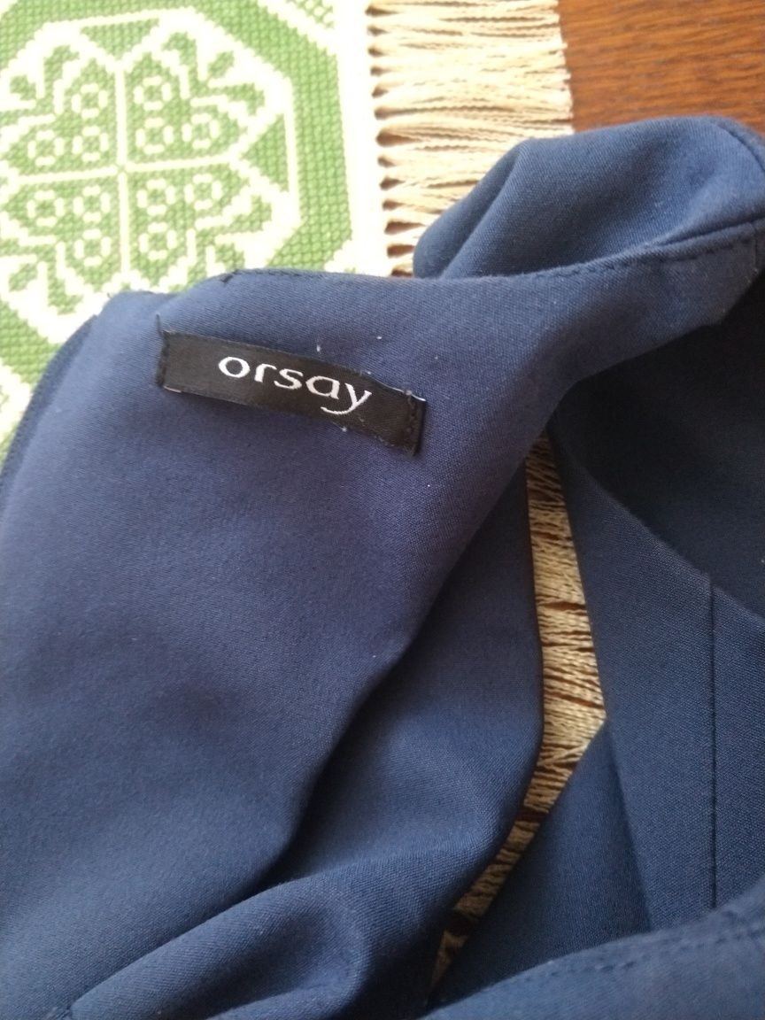 Elegancka bluzka L granatowa Orsay