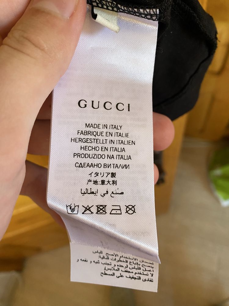 Футболка gucci red wolf size S