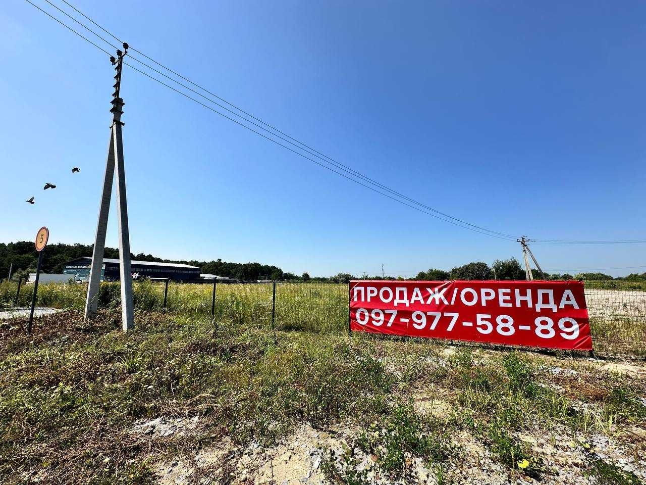 Продаж комерційної земельної ділянки в Рясне-Руському перша лінія