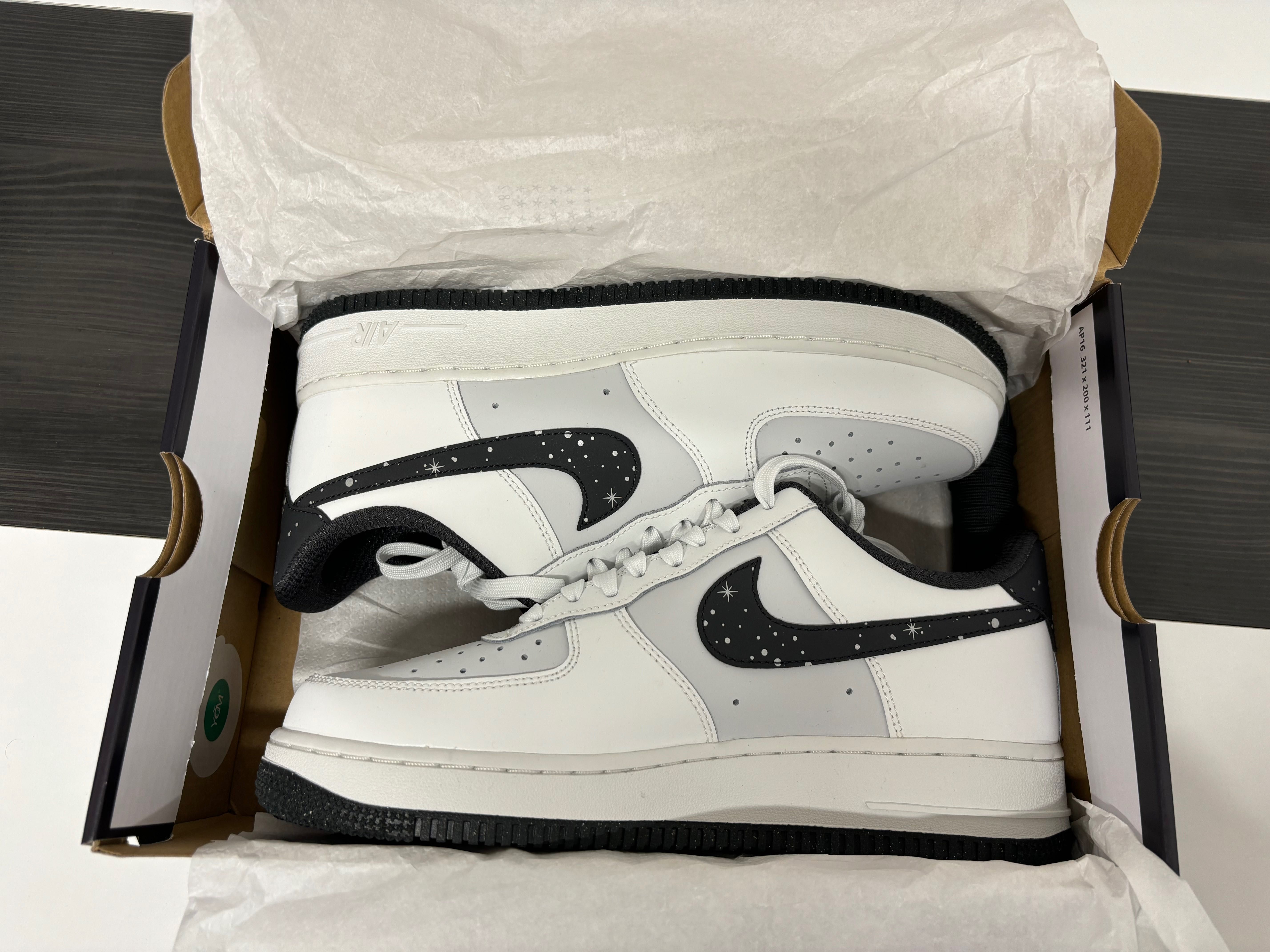 Nike air force 1 anthracite novos
