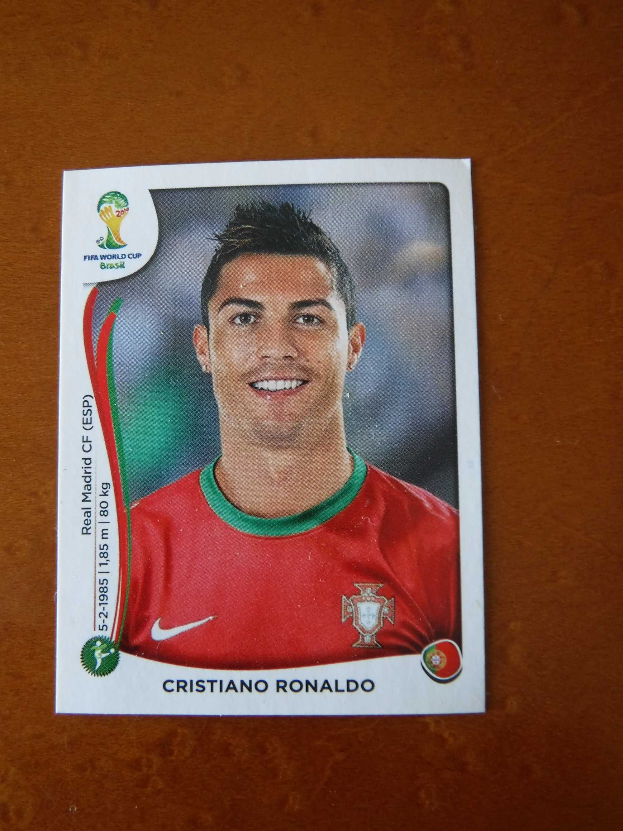 Cromo Cristiano Ronaldo FIFA Brasil 2014 Panini