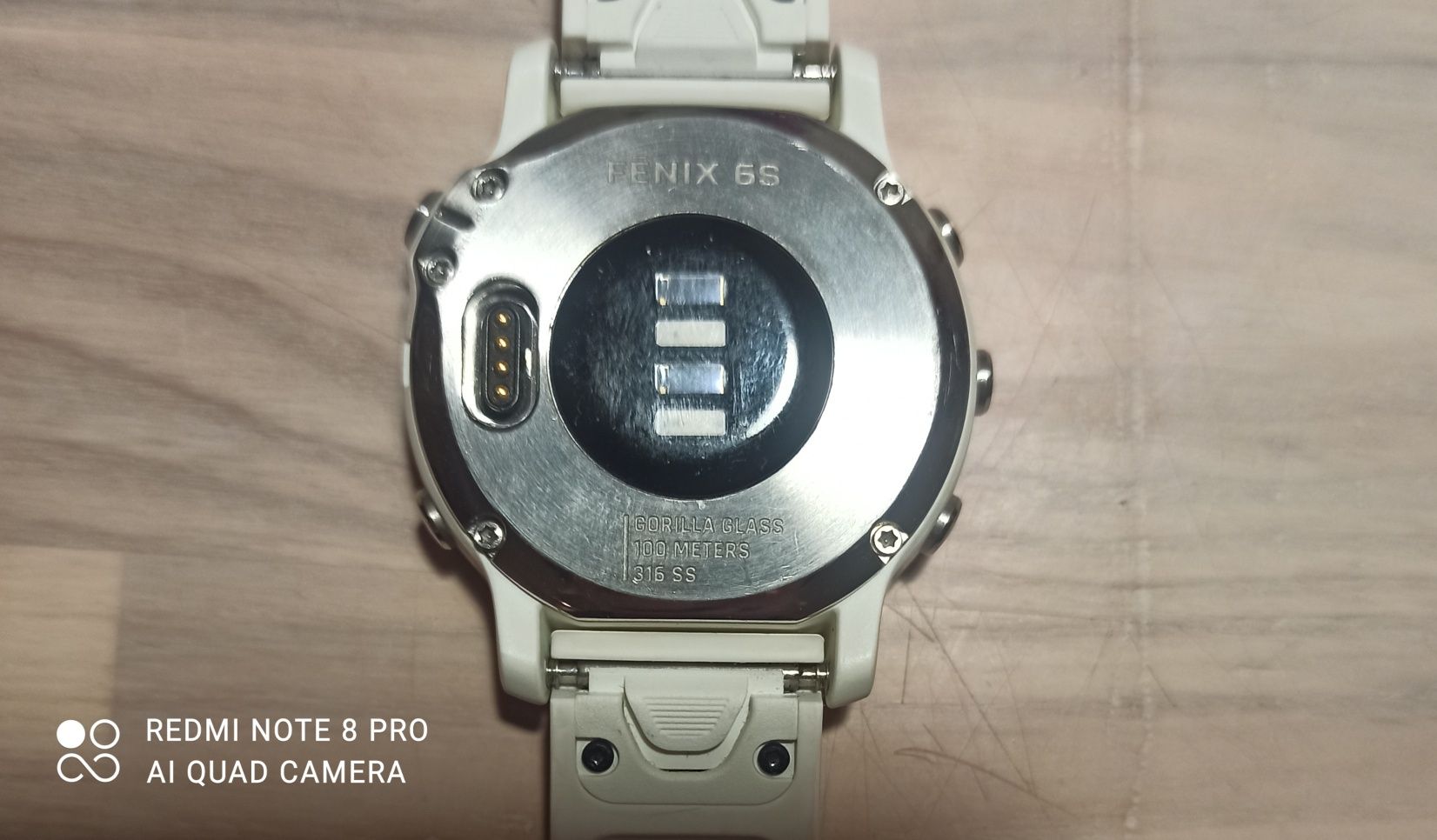Спортивний Смарт годинник Garmin Fenix 6S Silver with White Band