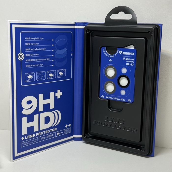 Захисне скло на камеру iphone 16 pro/ 16 pro max Защитное стекло Remax