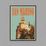 plakat do pokoju, obraz do salonu, plakat na ścianę, San Marino