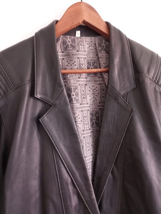 Casaco de Cabedal Made in Marrocos Tamanho L