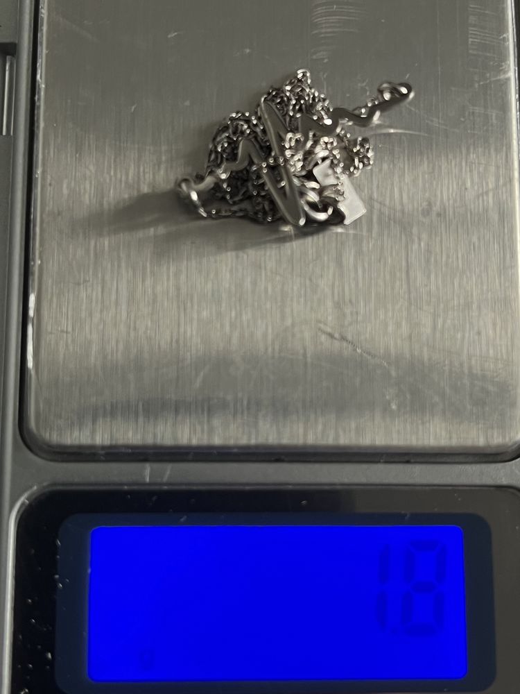 Naszyjnik łańcuszek srebrny 925 puls 47cm 1,8g