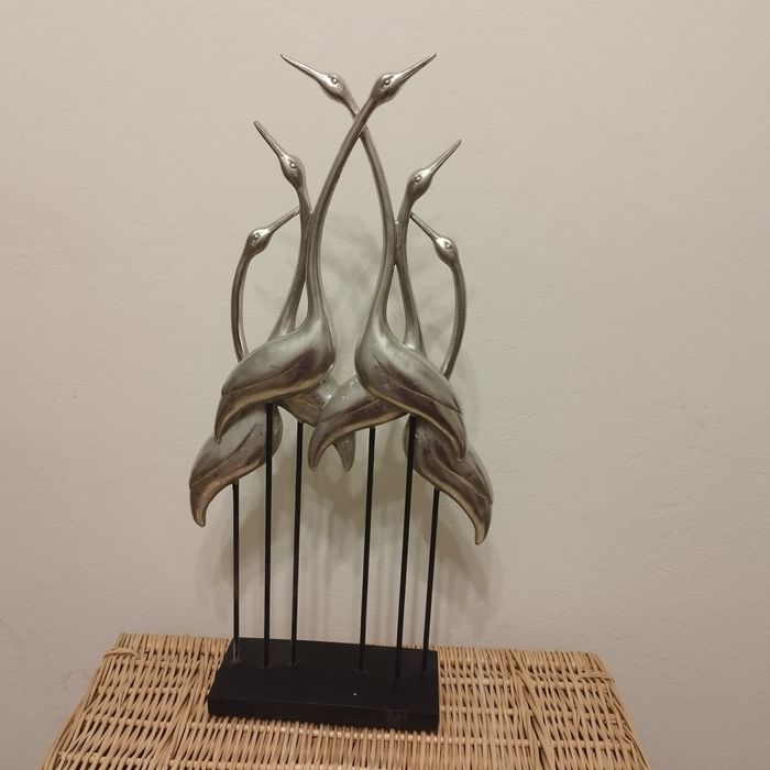 Żurawie rzeźba metalowa