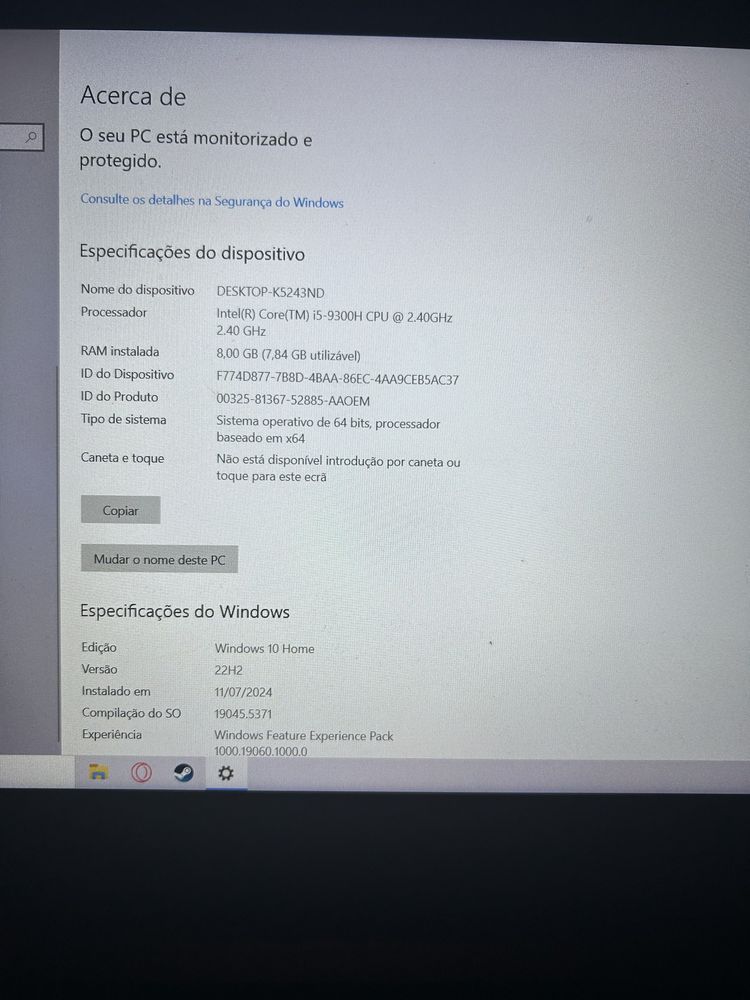 Notebook gamer Acer Nitro 5 AN515-54
