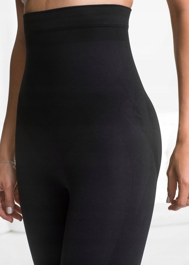 bonprix modelujące czarne spodenki szorty 38-40 m