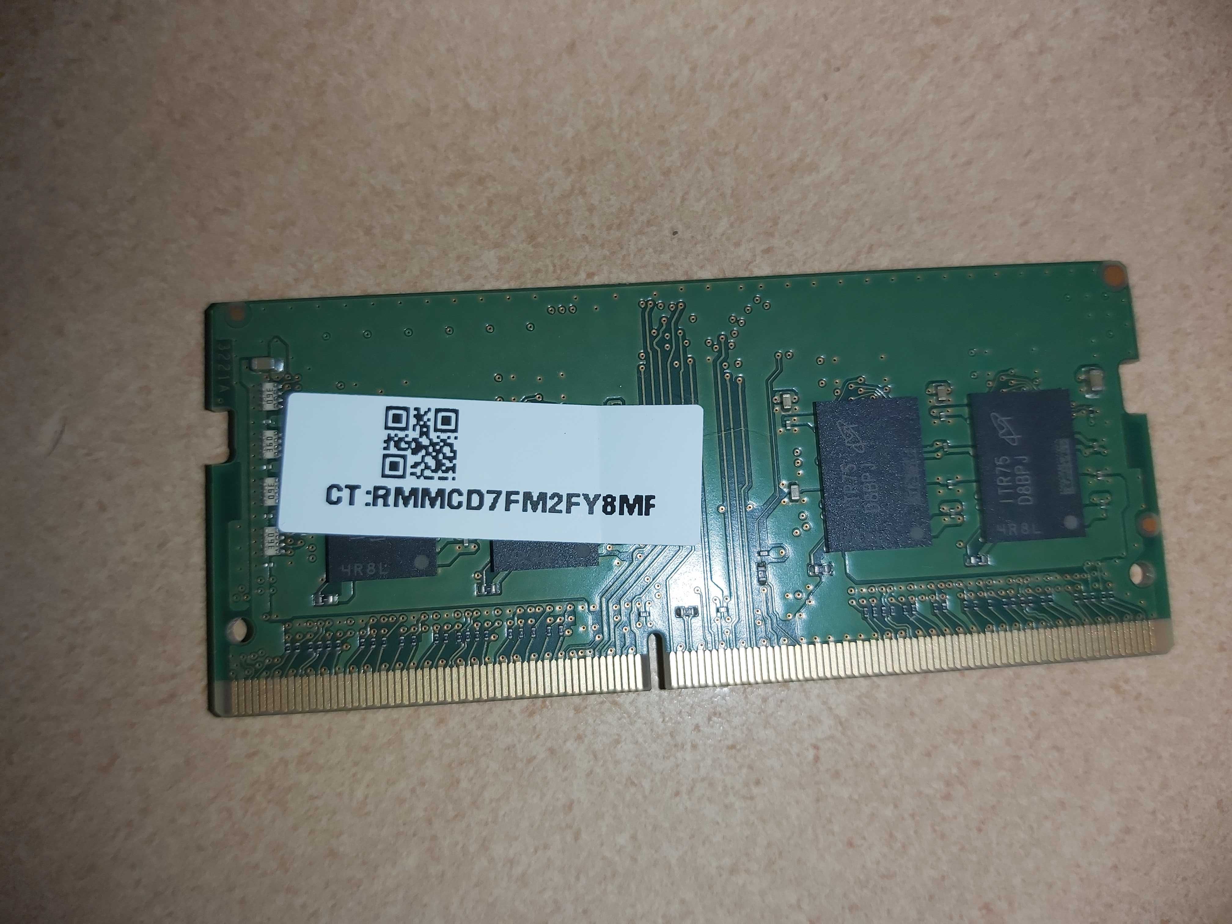 Оперативна пам'ять Micron 8 GB SO-DIMM DDR4 3200 MHz