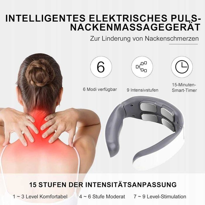 Masażer karku przenośny elektrostymulator