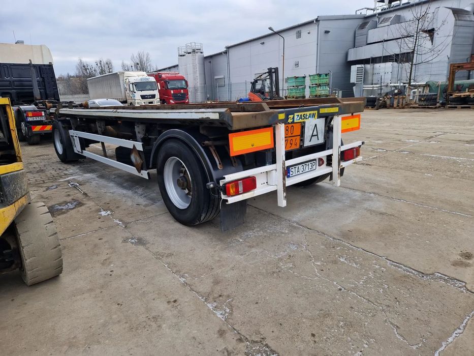 Zaslaw D16  Przyczepa do hakowca, haka Zasław D16 do dużych kontenerów