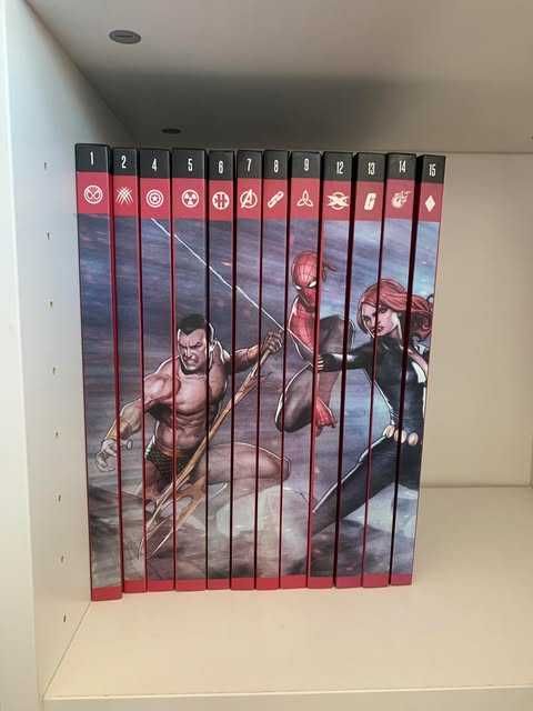 Komiksy Superbohaterwie Marvela tomy:1,2,4,5,6,7,8,9,12,13,14,15