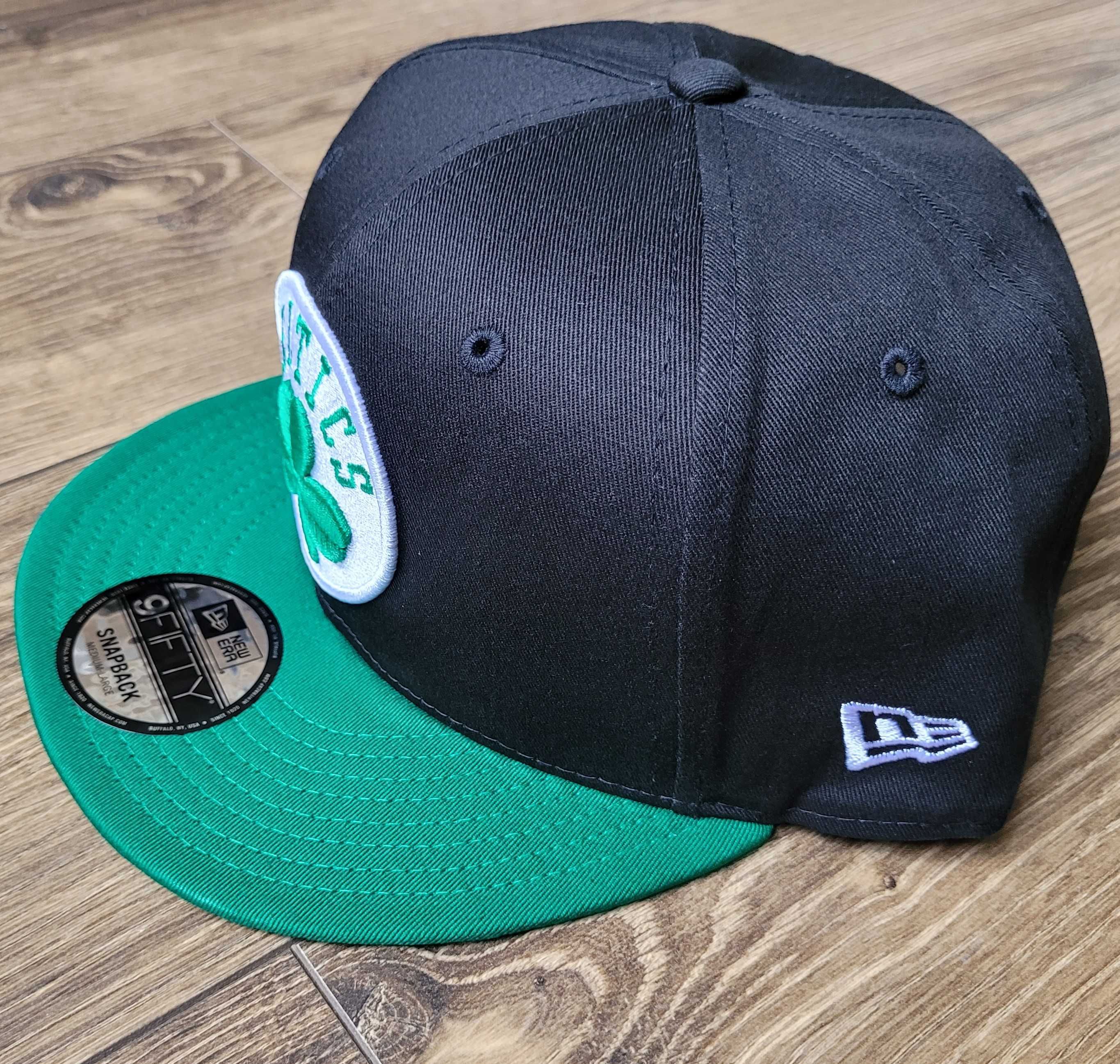 czapka z daszkiem New Era 9Fifty NBA Boston Celtics czarna M/L NOWA