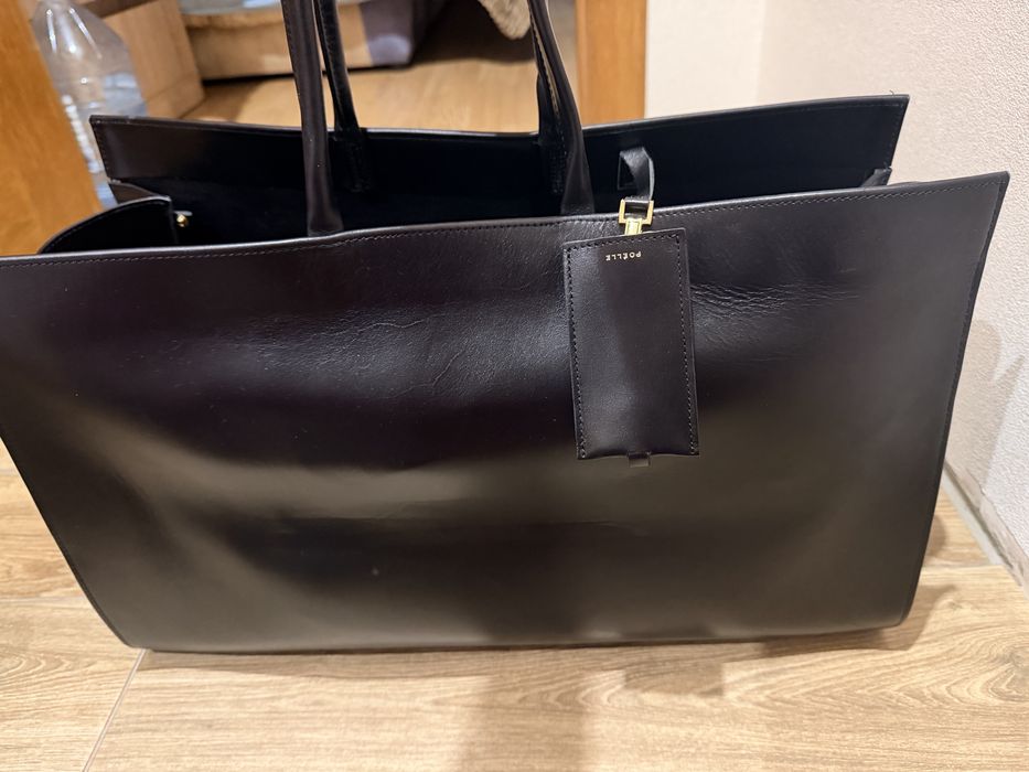 Carolyn tote bag large Чорна