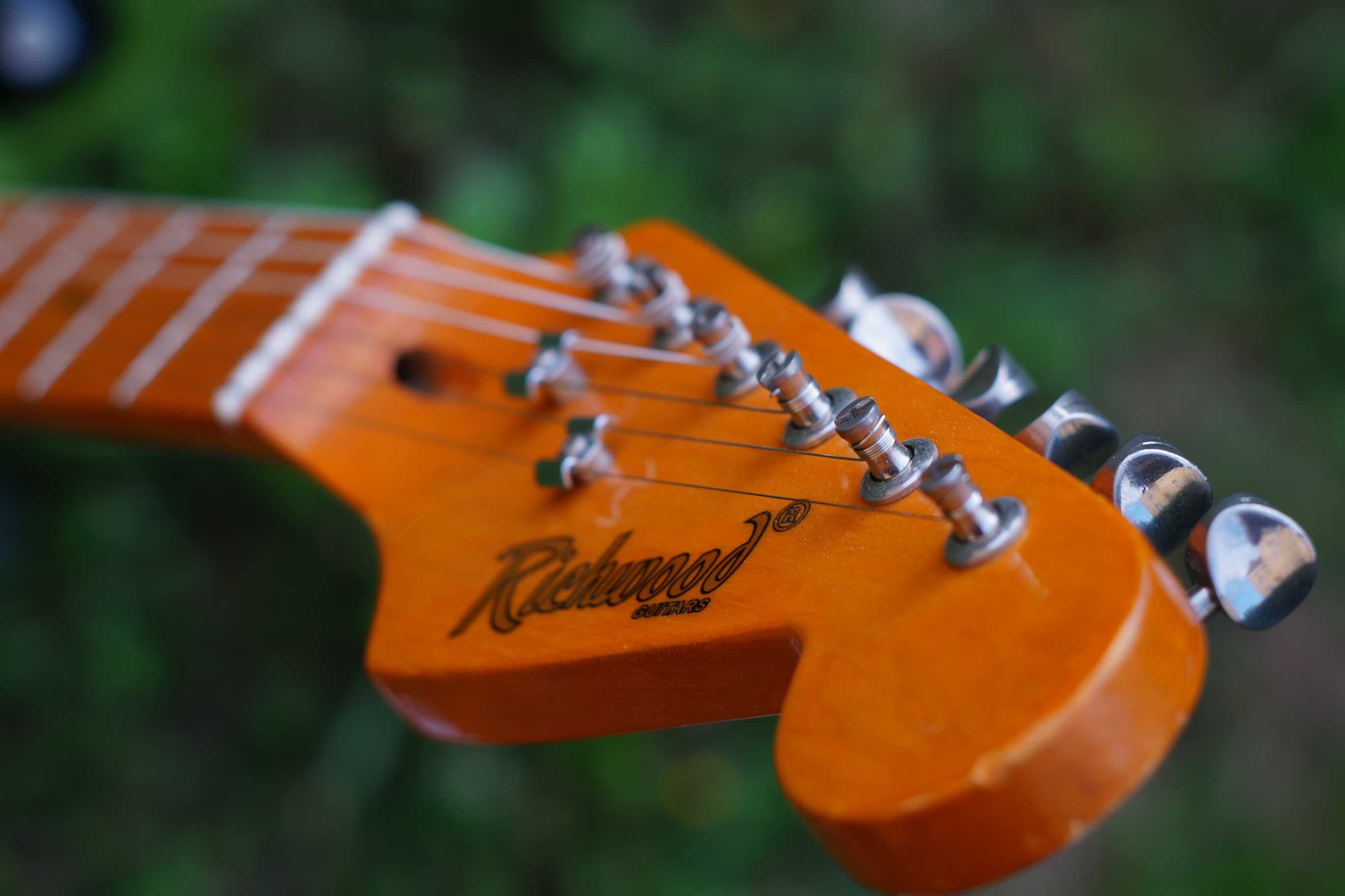 Richwood Stratocaster Gold Logo