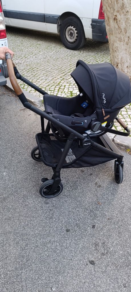 Ovo nuna + carrinho de passeio Urban c/ isofix - 3 em 1 - NOVO