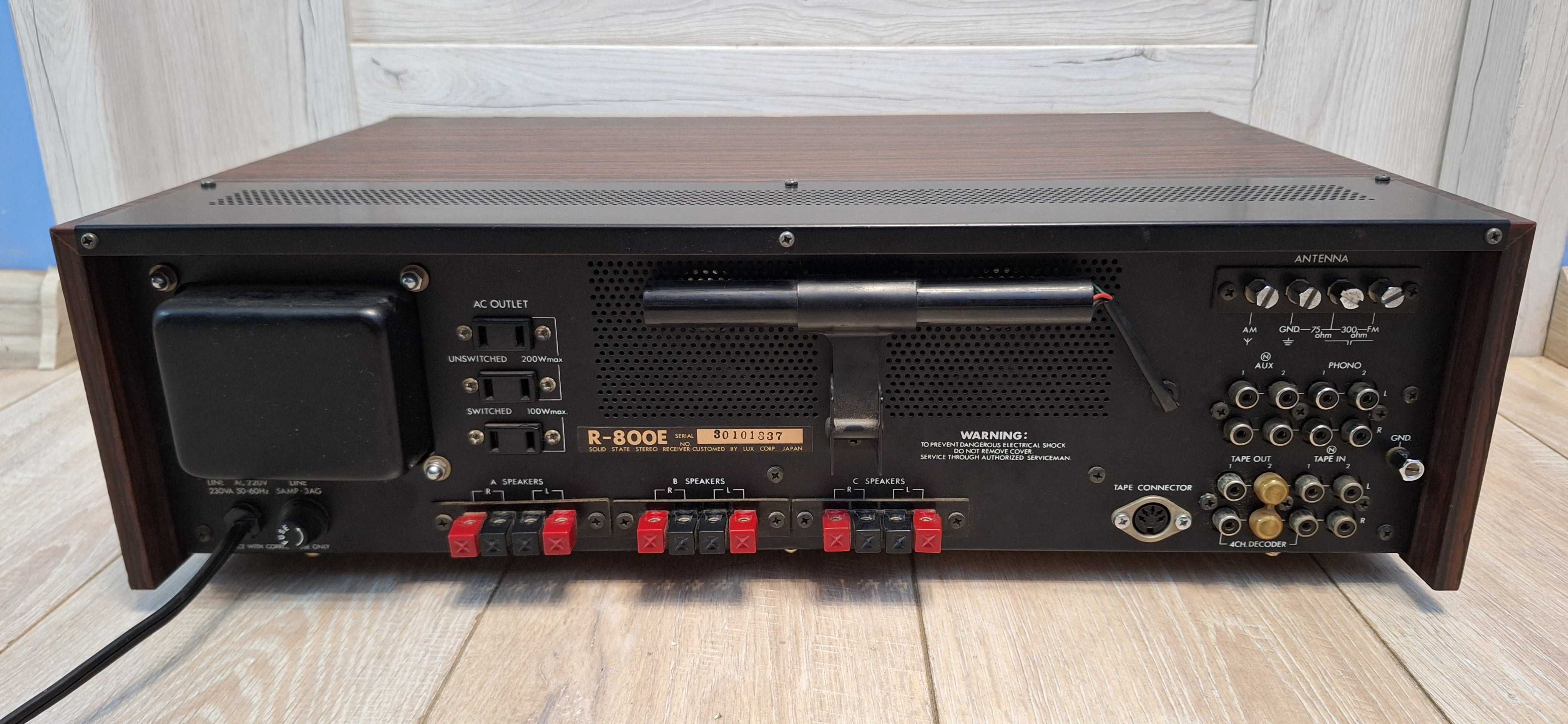 Amplituner LUXMAN R 800 E ! Potęga ! BDB STAN ! OKAZJA ! 100 % Sprawny